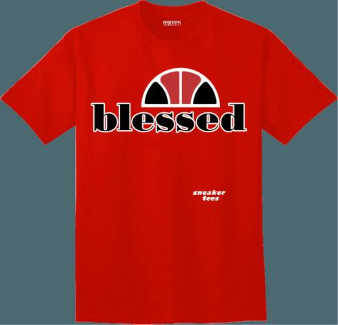 Jordan 3 True Red Shirt Blessed Red .