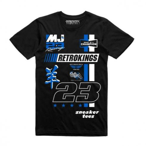 Jordan 4 Motorsport Shirt Pit Crew Noir