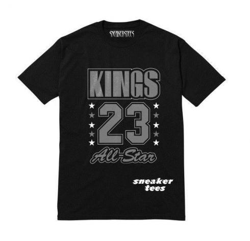 Jordan 8 Chrome Shirt Kings 23 Preto