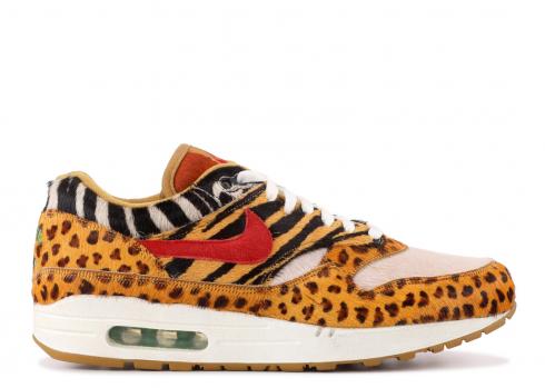 Air Max 1 Supreme Animal Pack Wheat Classic Bison Green Sport Red 315763-761