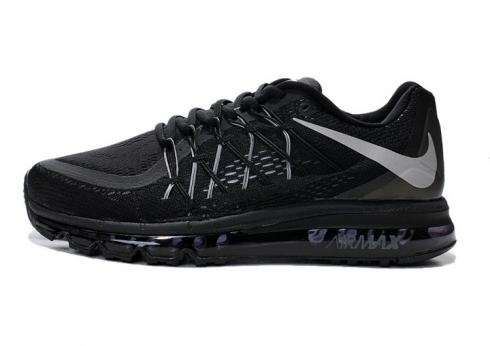 Nike Air Max 2015 Negro Blanco Zapatos para correr para hombre 698902-001
