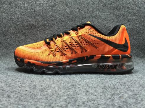 Nike Air Max 2015 Total Orange Noir Chaussures Homme 749373-800
