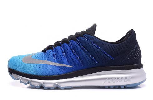 Nike Air Max 2016 Premium Black Reflective Silver Racer Blue Gum 810885-004