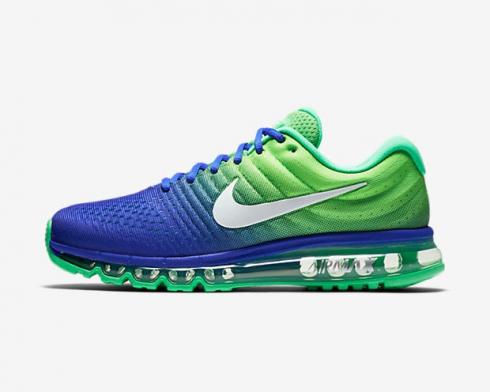 buty męskie Nike Air Max 2017 Paramount Blue Electric Green 849559-403