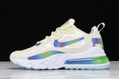 2020 Nike Air Max 270 React Bubble Pack Summit Bianco CT5064 100