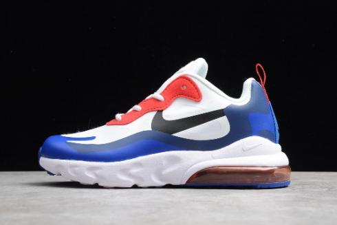 Детские Nike Air Max 270 React White Royal Bright Red CD2655 004