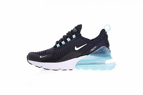 Nike Air Max 270 Black White Light Blue Sneakers AH8050-013