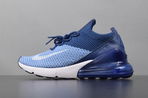 Nike Air Max 270 Flyknit Donkerblauw Licht AO1023-400