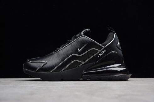 Nike Air Max 270 Flyknit Triple Black Charcoal Respirável Leve AH8060-002