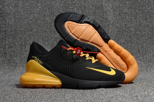Sepatu Lari Nike Air Max 270 II TPU Hitam Kuning