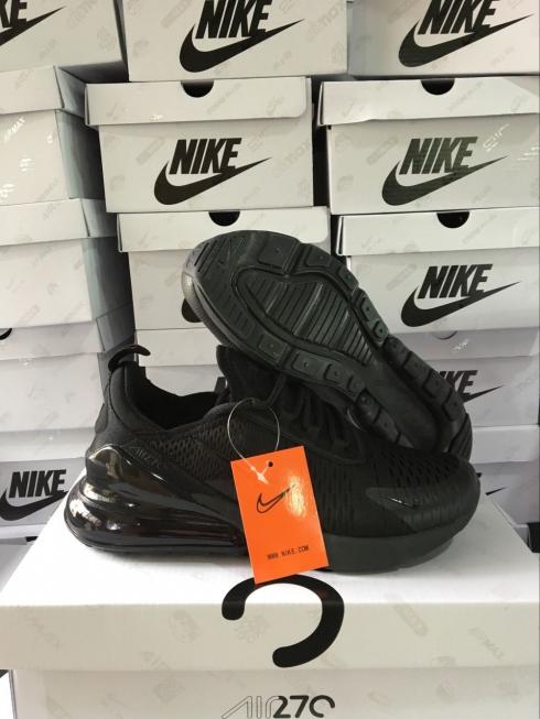 Nike Air Max 270 Chaussures de course pour hommes Noir Tout