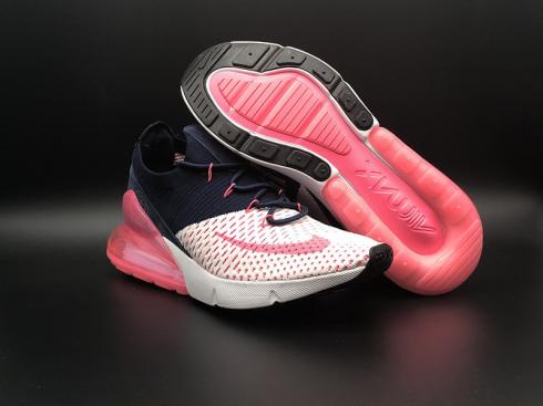 Nike Air Max 270 Mesh Breathe løbesko Sort Pink Hvid