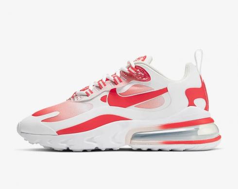 Nike Dame Air Max 270 React SE Bubble Wrap White Barely Rose Track Red BV3387-100