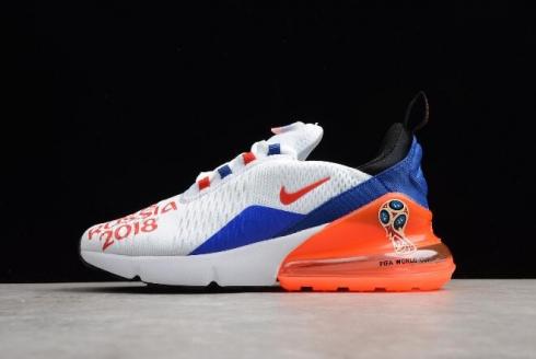 Женские кроссовки Nike Max 270 FIFA World Cup Russia 2018 White Racer Blue Unvrsty Red AQ7982 406