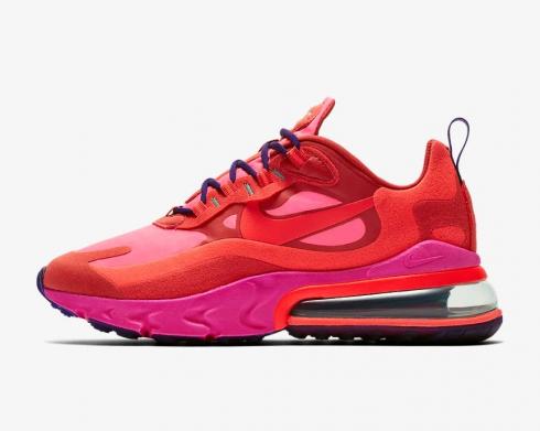 Nike Air Max 270 React Mystic Red Pink Blast Bright AT6174-600 ผู้หญิง