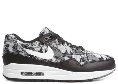 Nike Air Max 1 Gpx Negro Floral Blanco Oscuro Gris 684174-001