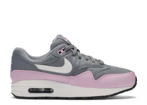 Nike Air Max 1 Gs Pink Light Arctic Grey White Cool 807605-007
