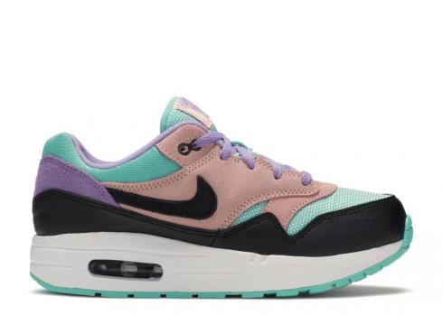 Nike Air Max 1 Have A Day Space Purple Coral Bleached Negro Blanco BQ7213-001