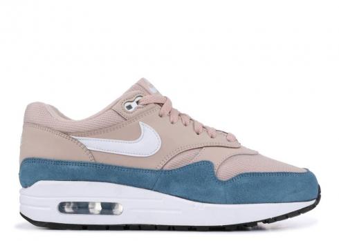 Nike Mujeres Air Max 1 Celestial Teal Particle Negro Beige Blanco 319986-405