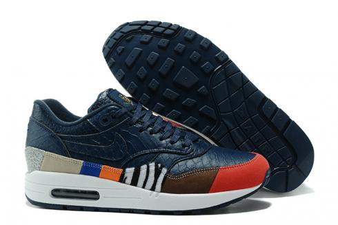 Nike Air Max 1 Master 30th Anniversary Chaussures Lifestyle Homme Bleu Profond Rouge Blanc