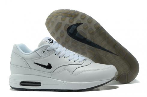 Nike Air Max 1 Master Running Zapatos unisex Blanco Negro 875844