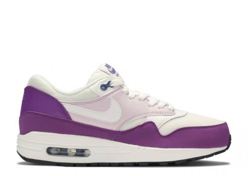 Nike 女款 Air Max 1 Essential 宇宙紫白色 599820-118