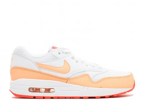 Air Max 1 Essential Wit Sunset Hot Lava Glow 599820-114