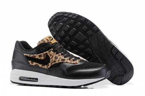 Sepatu Lari Pria Nike Air Max 87 Leopard Hitam Putih 665873-008