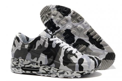 męskie buty do biegania Nike Air Max 90 czarno-białe 472513-010