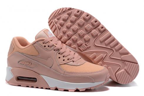 Nike Air Max 90 LT 粉紅白色女款跑步鞋 537394-011