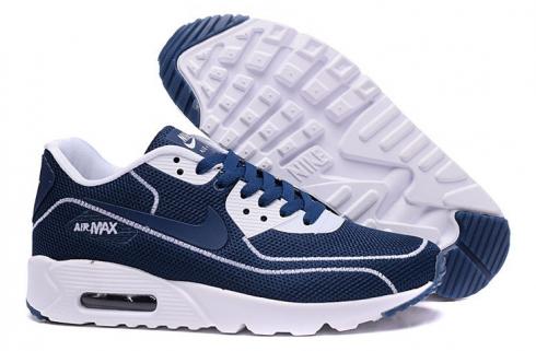 Nike Air Max 90 Fireflies Glow Erkek Koşu Ayakkabısı BR Koyu Mavi Beyaz 819474-400,ayakkabı,spor ayakkabı