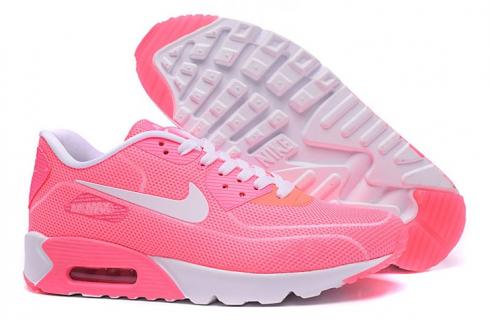 Sepatu Lari Wanita Nike Air Max 90 Fireflies Glow BR Pink White 819474-010