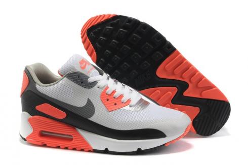 Nike Air Max 90 HYP CT BBQ 2011 รองเท้าวิ่งสีขาวสีเทาสีแดง 363376-010
