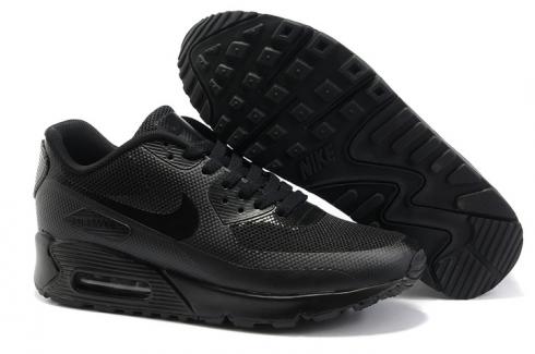 кроссовки Nike Air Max 90 Hyp Prm All Black унисекс Safari 454446-007