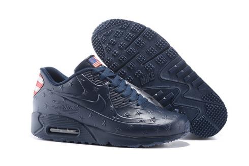 Мужские кроссовки Nike Air Max 90 VT USA Independent Day Navy Blue Dot 472489-063