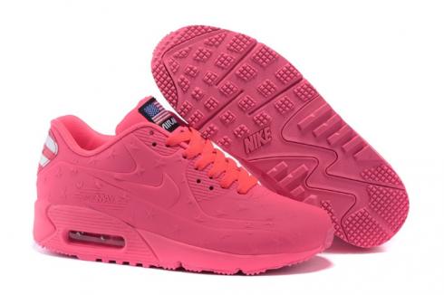 Sepatu Wanita Nike Air Max 90 VT USA Hari Kemerdekaan Semangka Red Dot 472489-072