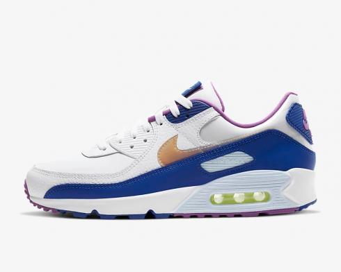 Nike Air Max 90 Easter Washed Coral Hyper Blue Multi-Warna CT3623-100