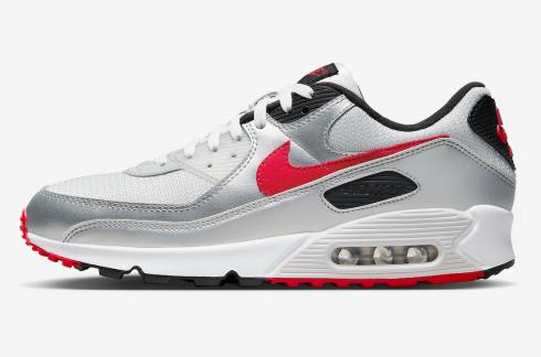 Nike Air Max 90 Icons Silver Bullet Photon Dust Metallic Silver Black University Red DX4233-001