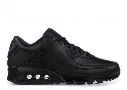 *<s>Buy </s>Nike Air Max 90 Leather Black 302519-001<s>,shoes,sneakers.</s>
