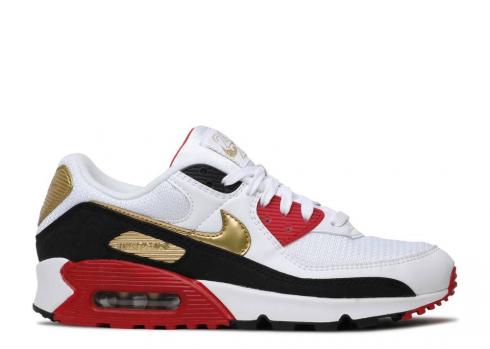 *<s>Buy </s>Nike Air Max 90 Noble Gold Metallic Black White Red CU3005-171<s>,shoes,sneakers.</s>