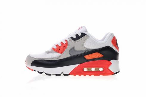 Nike Air Max 90 OG Infrared Bianco Nero Grigio Cement Infrared 725233-106