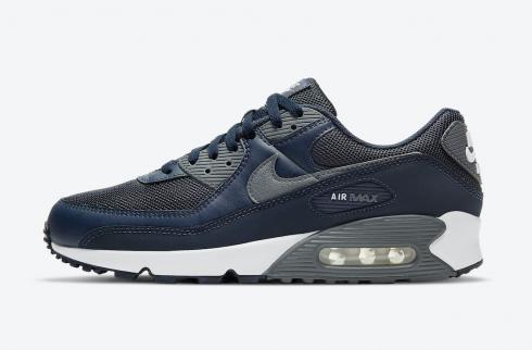 Nike Air Max 90 黑曜石白鐵灰藍色鞋 DH4095-400