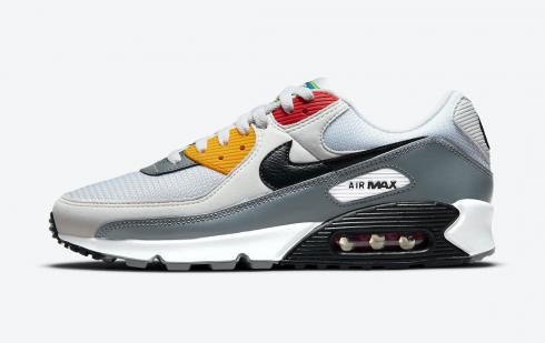 Nike Air Max 90 Barış, Sevgi, Swoosh Beyaz Foton Toz Duman Gri DM8151-100,ayakkabı,spor ayakkabı