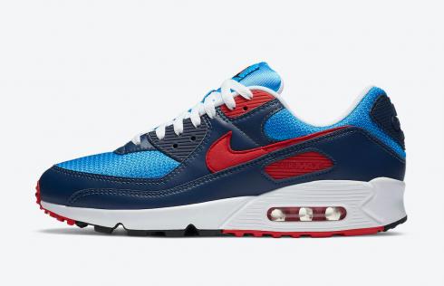 Nike Air Max 90 Photo Blue University Red Midnight Navy Wit CT1687-400