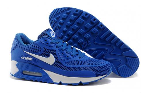 Nike Air Max 90 White Dark Blue 신발 .