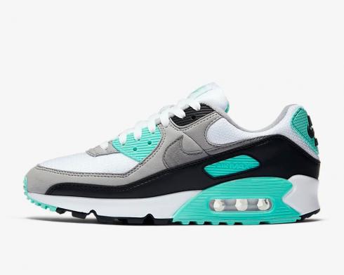 Naisten Nike Air Max 90 Turquoise White Particle Grey CD0490-104