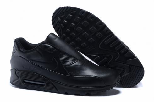 Giày Nike Air Max 90 SP Sacai NikeLab Obsidian Total Black Nữ 804550-005