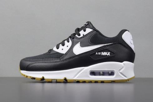 055 - Nike Air Max 90 Essential Black Gum light Brown 325213 pink and green nike flyknit shoes black - GmarShops