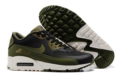 Nike Air Max 90 Ultra 2.0 Essential, μαύρο βαθύ πράσινο, ανδρικά παπούτσια για τρέξιμο 875695-004