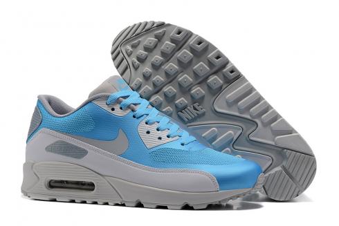 Nike Air Max 90 Ultra 2.0 Essential รองเท้าวิ่งสีน้ำเงินสีเทาสีขาว 875695-001